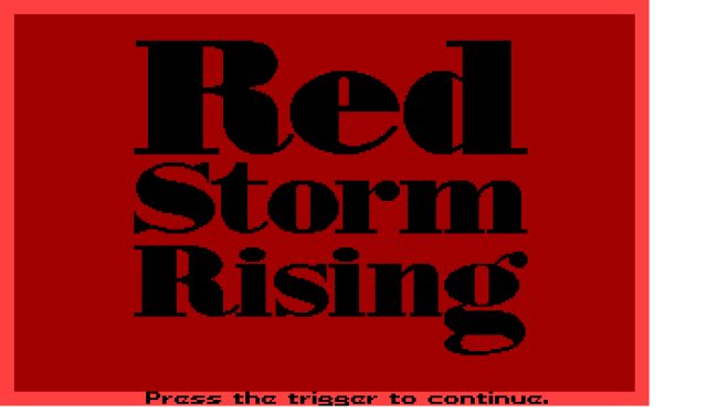 Red Storm Rising - DOS version