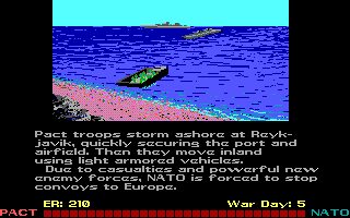 Red Storm Rising DOS screenshot