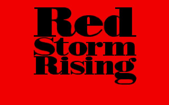Red Storm Rising - Amiga