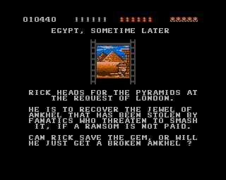 Rick Dangerous Amiga screenshot