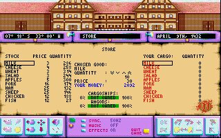 Rings of Medusa Amiga screenshot