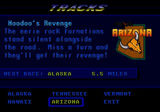 Road Rash II Genesis screenshot