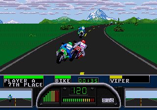 Road Rash II Genesis screenshot