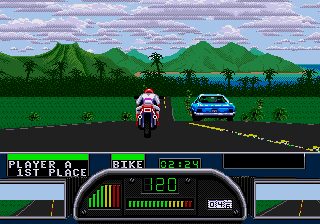Road Rash II Genesis screenshot