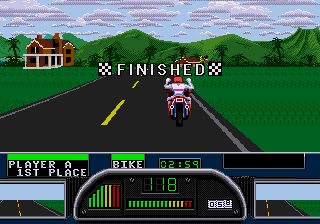 Road Rash II Genesis screenshot