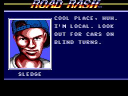 Road Rash - Original Version SEGA Master System screenshot