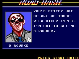 Road Rash - Original Version - SEGA Master System