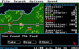 Roadwar Europa Amiga screenshot