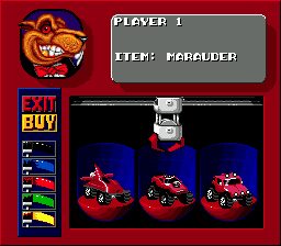 Rock n' Roll Racing Genesis screenshot