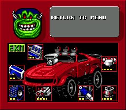 Rock n' Roll Racing Genesis screenshot