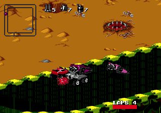 Rock n' Roll Racing Genesis screenshot