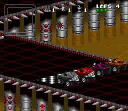 Rock n' Roll Racing SNES screenshot