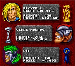 Rock n' Roll Racing SNES screenshot
