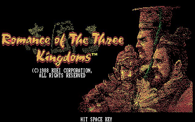 Romance of the Three Kingdoms - DOS
