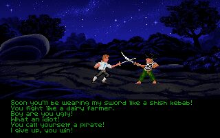 The Secret of Monkey Island DOS screenshot