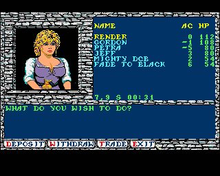 Secret of the Silver Blades - Amiga