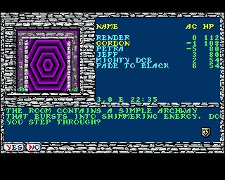 Secret of the Silver Blades - Amiga