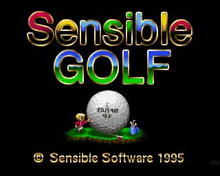 Sensible Golf Amiga screenshot