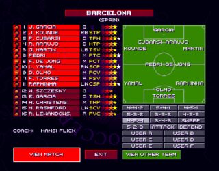 Sensible World of Soccer 2025-26 Amiga screenshot