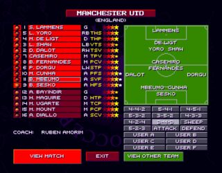 Sensible World of Soccer 2025-26 Amiga screenshot