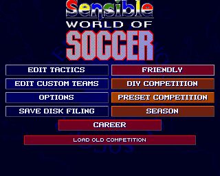 Sensible World of Soccer Amiga screenshot