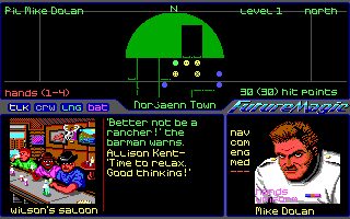 Sentinel Worlds I: Future Magic DOS screenshot