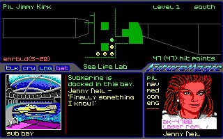 Sentinel Worlds I: Future Magic DOS screenshot