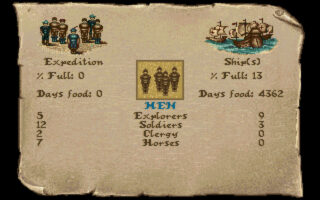 Seven Cities of Gold: Commemorative Edition DOS screenshot