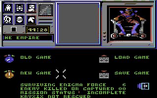 Shadowfire Commodore 64 screenshot