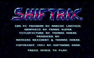 Shiftrix DOS screenshot