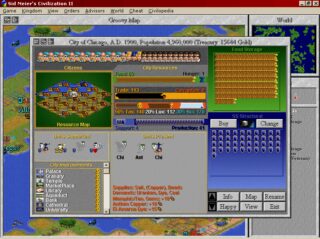 Sid Meier's Civilization II Windows screenshot