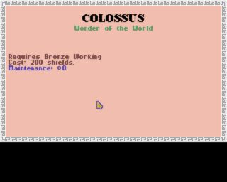 Sid Meier's Civilization Amiga screenshot