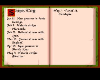 Sid Meier's Pirates! Amiga screenshot