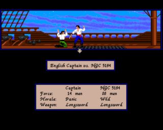 Sid Meier's Pirates! Amiga screenshot
