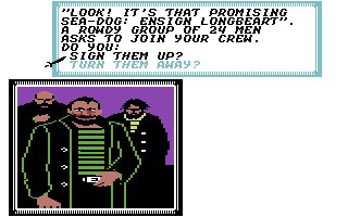 Sid Meier's Pirates! Commodore 64 screenshot