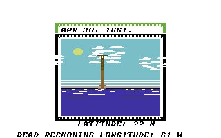 Sid Meier's Pirates! Commodore 64 screenshot
