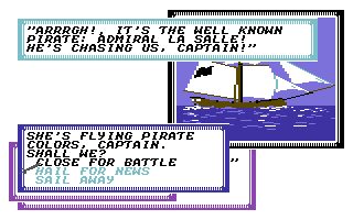 Sid Meier's Pirates! Commodore 64 screenshot