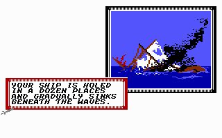 Sid Meier's Pirates! Commodore 64 screenshot