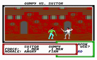 Sid Meier's Pirates! Commodore 64 screenshot