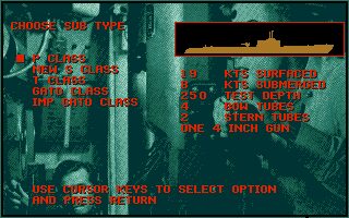 Silent Service II Amiga screenshot