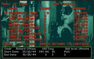 Silent Service II Amiga screenshot