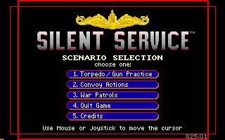 Silent Service Amiga screenshot