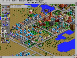 Sim City 2000 DOS screenshot