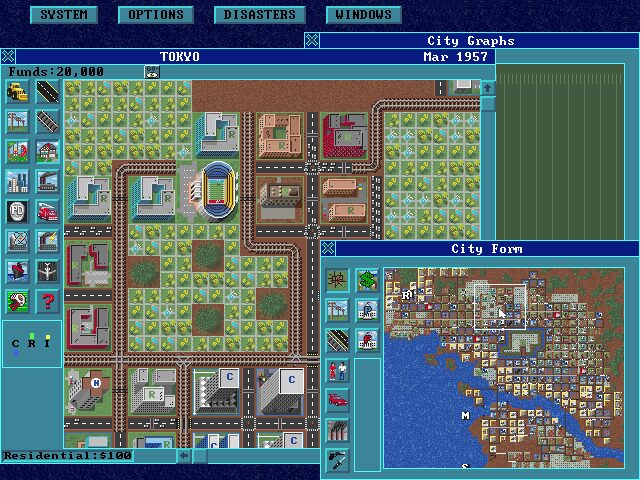 SimCity Enhanced CD-ROM - DOS