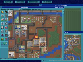 SimCity Enhanced CD-ROM DOS screenshot