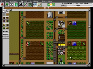 SimFarm DOS screenshot