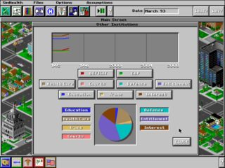 SimHealth DOS screenshot