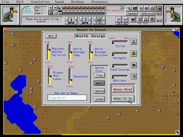 SimLife - DOS version