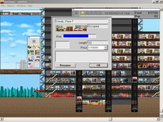 SimTower: The Vertical Empire Windows 3.x screenshot
