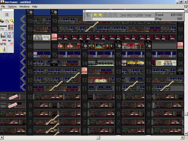 SimTower: The Vertical Empire - Windows 3.x version